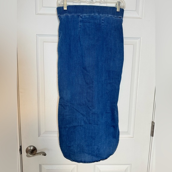 Frank & Eileen Skirt Size 4 Donegal Denim Long NWT - Picture 5 of 8